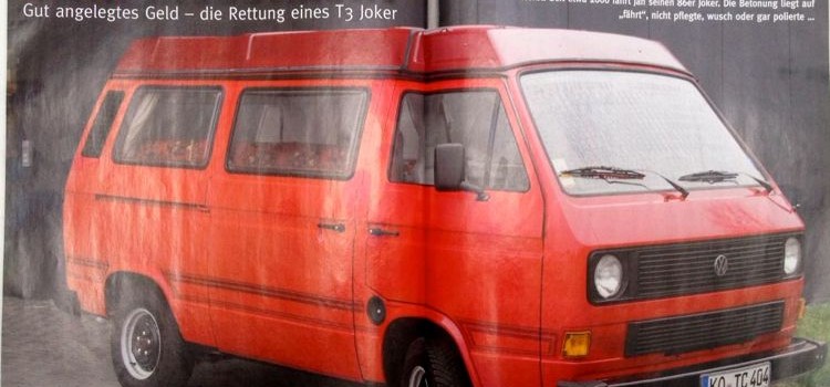 VW Scene 2014: Rettung eines T3 Joker